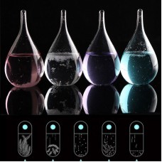 283E Creative Weather Forecast Crystal Bottle Drop Water Shape Storm Glass b   173435906216